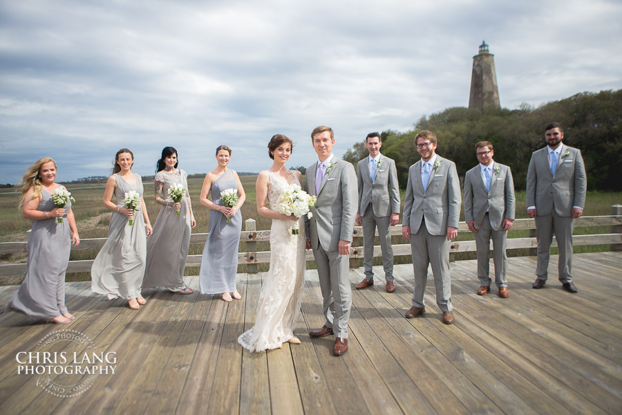 Bridal Party Picture - Bald Head Island Weddings