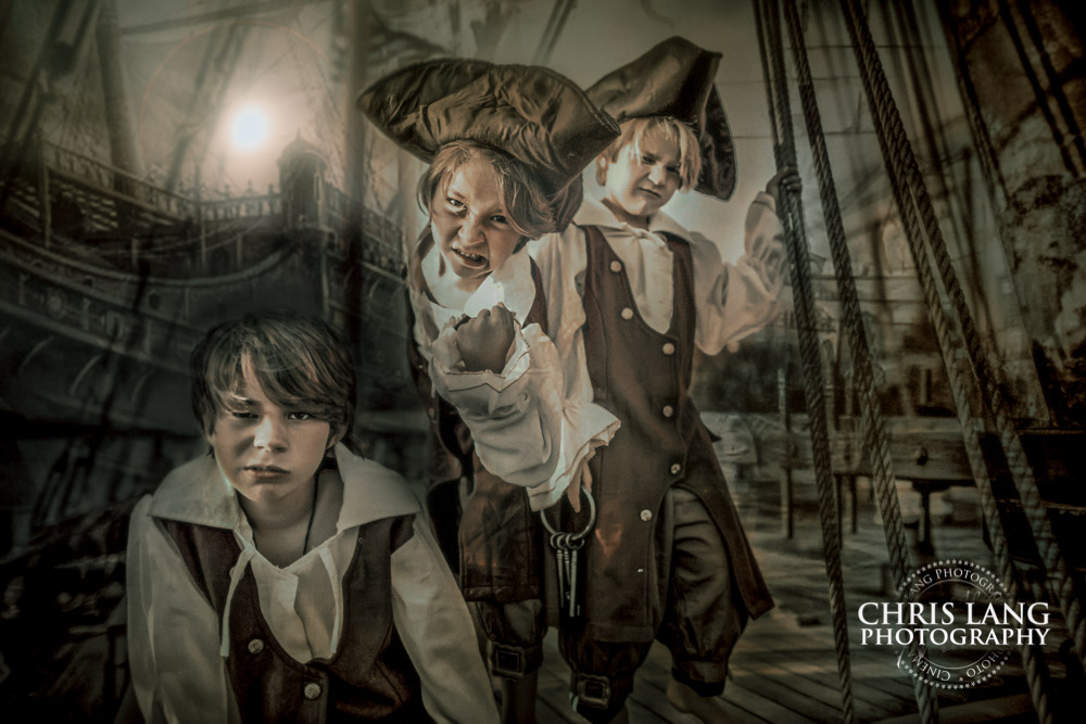 Creative Porrait - pirates - composite photo - Fine Art Photographer Wilmington NC - Chris Lang Photography - 