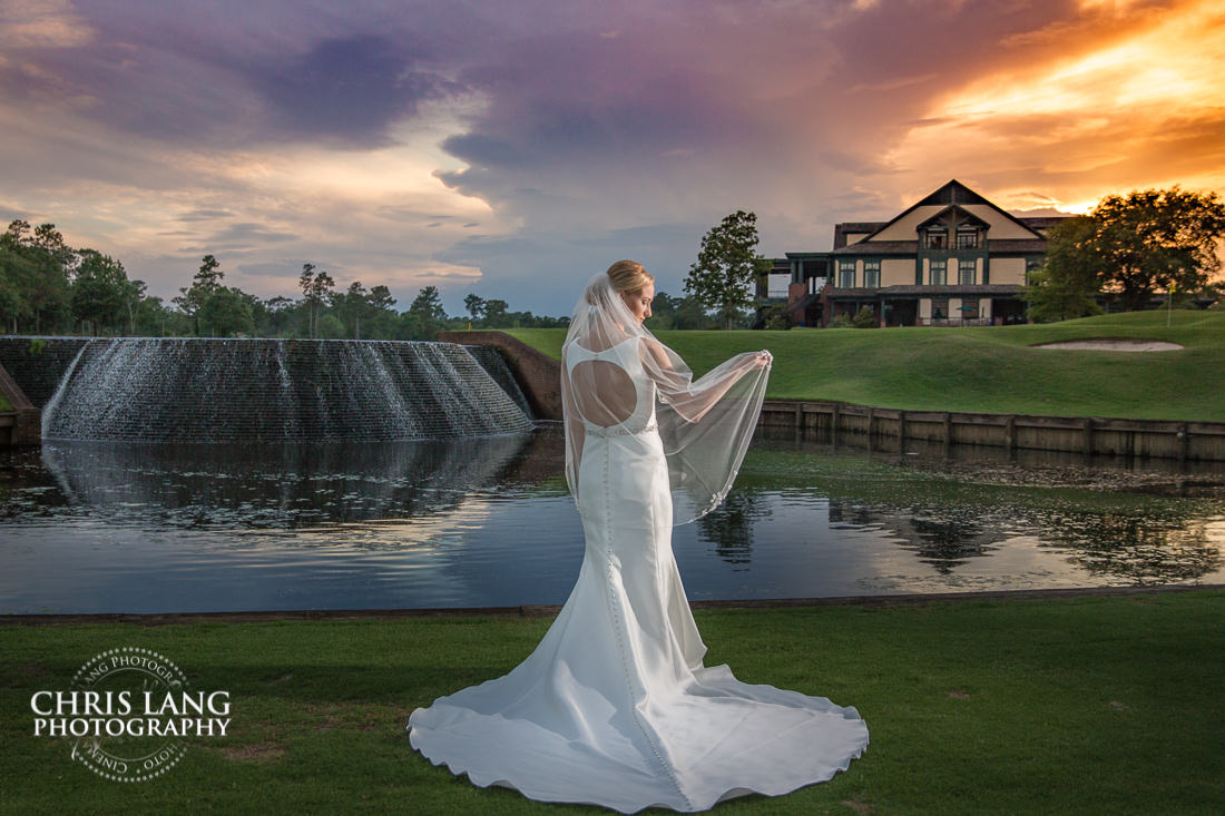 Bridal Portraits - Bridal Photography Weddign Dress - Bridal Portrait Photographers - Wilmington  NC