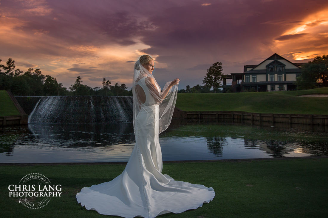 Wilmington NC Bridal Portraits - Bridal Photography Weddign Dress - Bridal Portrait Photographers
