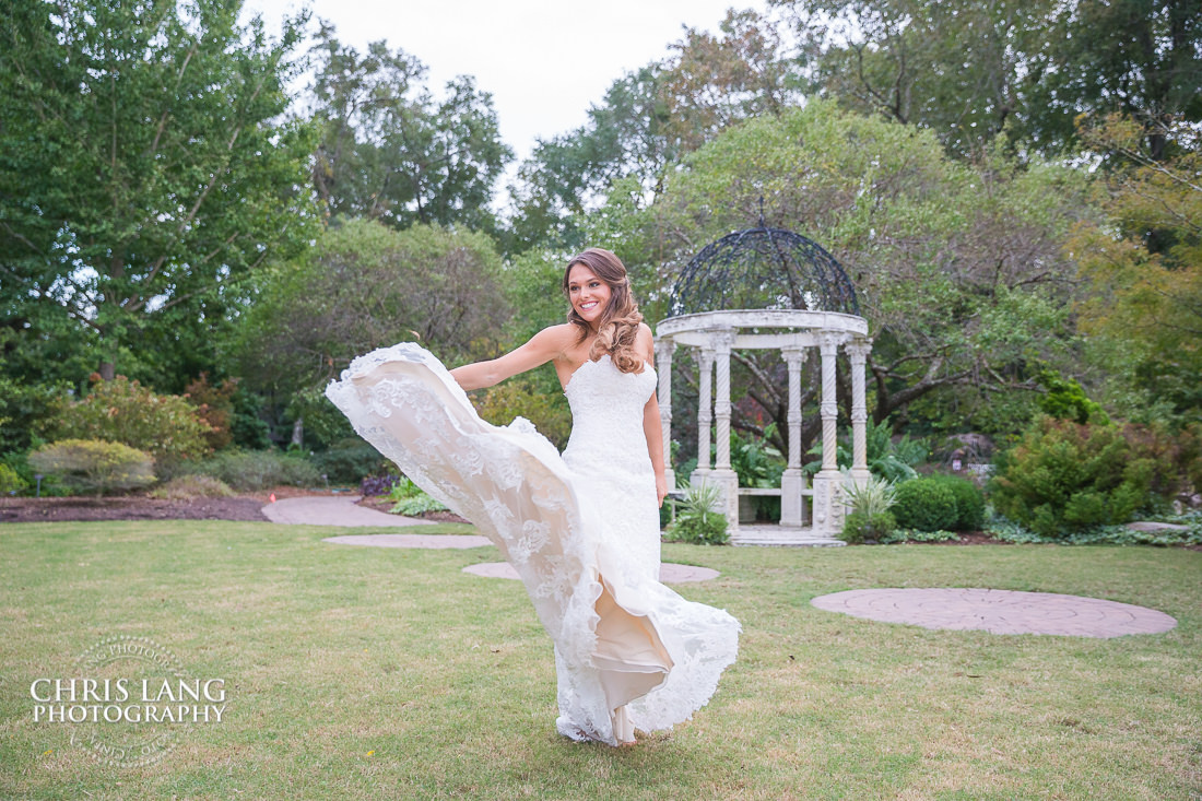 Fun Bridal Portraits - Bridal Photography Weddign Dress - Bridal Portrait Photographers - Wilmington NC