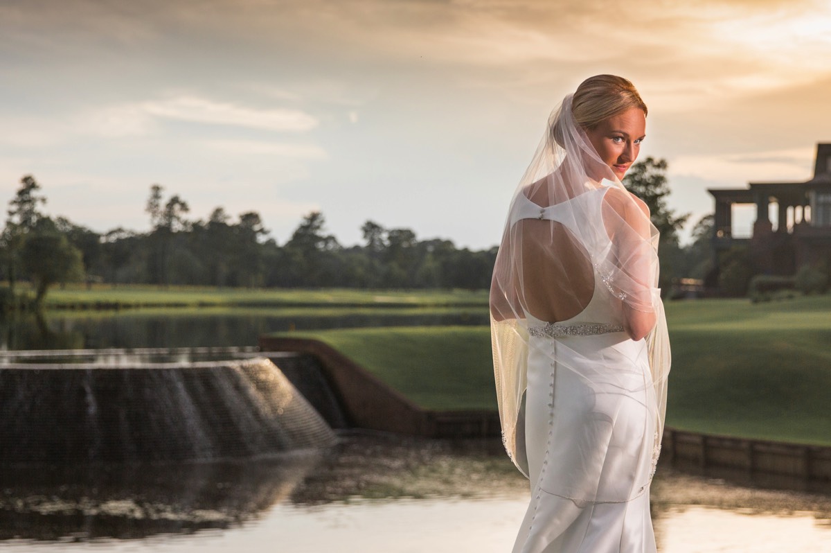- Cinematic Style Wedding Photography - Dark & Moody photo style - Bridal Photography - Bride - Dress - Wilmington NC Bridal Portrait Photographer - Chris Lang Photography