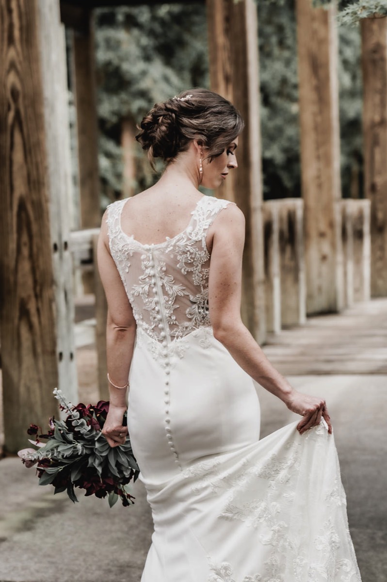 - Cinematic Style Wedding Photography - Dark & Moody photo style - Bridal Photography - Bride - Dress - Wilmington NC Bridal Portrait Photographer - Chris Lang Photography