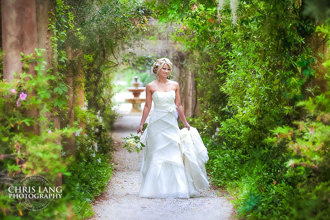- Bold & Colorful Style Wedding Photography - Bridal Portrait - Bride- Wedding Dress - Wedding Inspiration - Wilmington NC Bridal & wedding portrait photographer  - Chris Lang Photography
