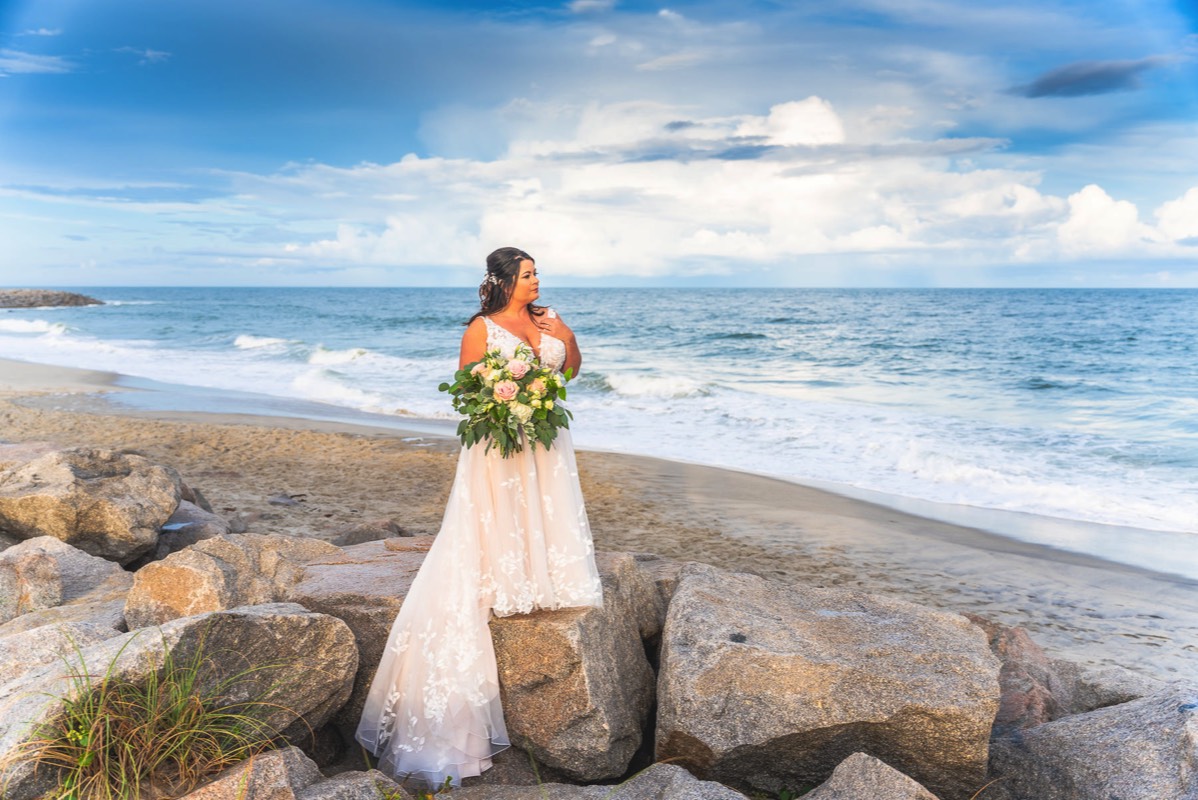 - Bold & Colorful Style Wedding Photography - Bridal Portrait - Bride- Wedding Dress - Wedding Inspiration - Wilmington NC Bridal & wedding portrait photographer  - Chris Lang Photography