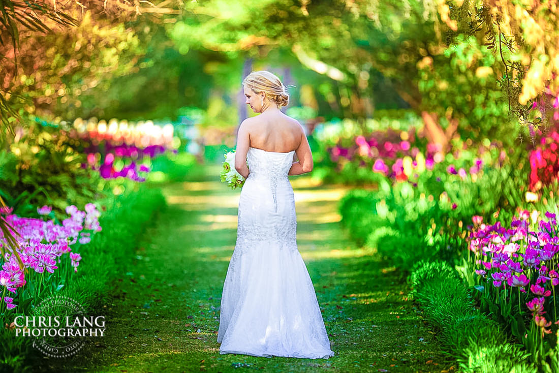 - Bold & Colorful Style Wedding Photography - Bridal Portrait - Bride- Wedding Dress - Wedding Inspiration - Wilmington NC Bridal & wedding portrait photographer  - Chris Lang Photography