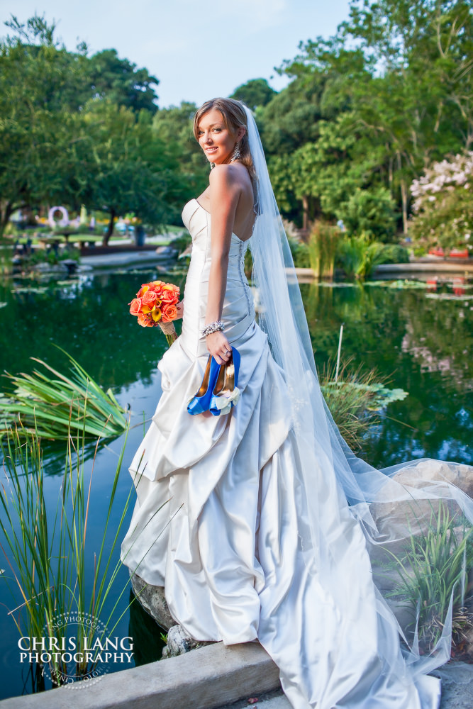 - Bold & Colorful Style Wedding Photography - Bridal Portrait - Bride- Wedding Dress - Wedding Inspiration - Wilmington NC Bridal & wedding portrait photographer  - Chris Lang Photography